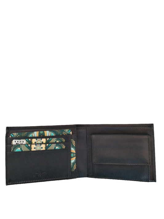 Portafoglio charro in pelle